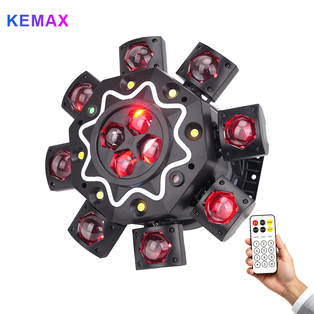 200W Disco Party Lights 8 Arm  - Audio Music Dj ulasan dan harga
