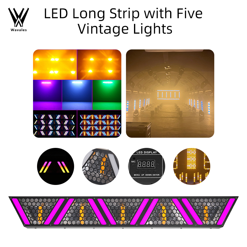 5X60W Stage Retro Lights DMX51 - Audio Music Dj ulasan dan harga